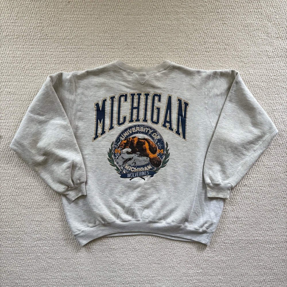 Vintage University of Michigan Crewneck Sweater